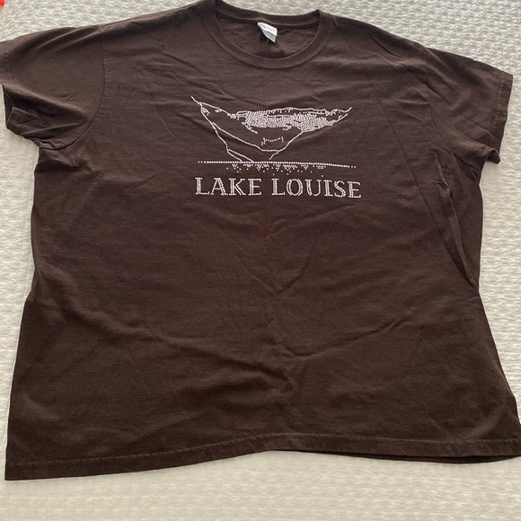 Lake Louise bejewelled T-shirt, size 2XL - Picture 1 of 5